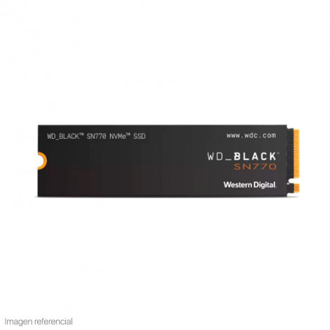 SSD Western Digital WD Black SN770 NVMe 500GB, M.2 2280, PCIe Gen 4.0 x4.