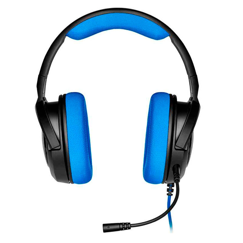 Auriculares Corsair HS35 estéreo, micrófono, 3.5mm, Negro / Azul -  Auriculares - Periféricos