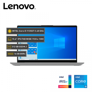 Lenovo Ideapad 5, 15.6" FHD IPS, Core i5-1135G7, 16GB DDR4, 512 GB SSD M.2 NVMe