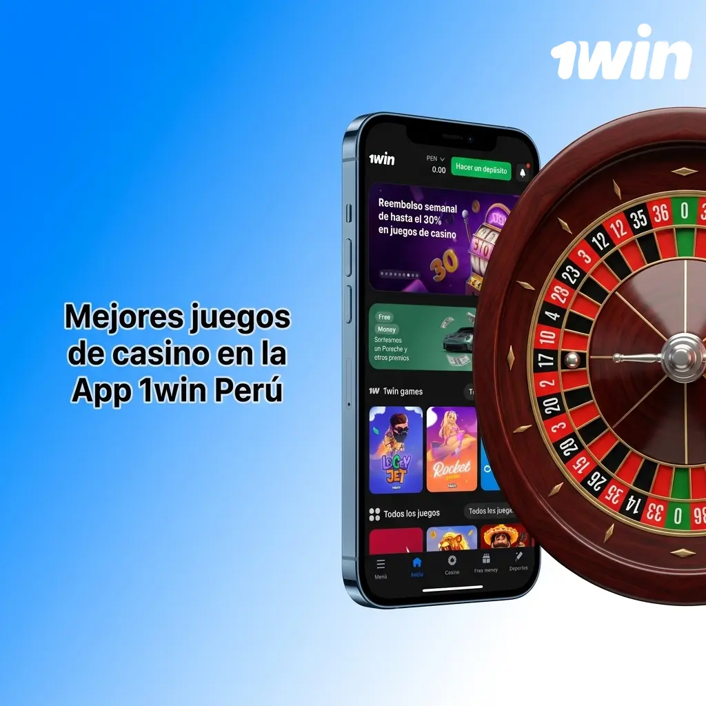 Mejores juegos de casino en la app 1win Perú: tragamonedas, crupier en vivo y crash de más de 70 proveedores