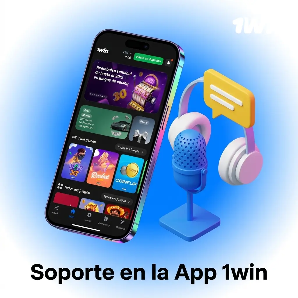 Soporte en la app 1win con chat en vivo 24/7, correo y Telegram para resolver dudas de pagos y apuestas